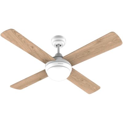 Ventilador de techo EnergySilence Aero 4250 DC Fresh Ø106 cm 40 W (blanco/madera) - CECOTEC Ventilador de techo EnergySilence Aero 4250 DC Fresh Ø106 cm 40 W (blanco/madera) - CECOTEC