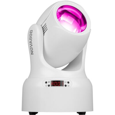 Cabezal móvil LED de 80 W (NOVA80B-WH) - beamZ Cabezal móvil LED de 80 W (NOVA80B-WH) - beamZ