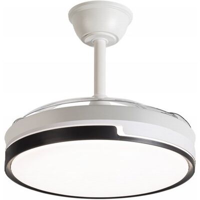 Ventilador de Techo Retráctil 6 Velocidades 30W Ø90cm con Lámpara LED - DAEWOO Ventilador de Techo Retráctil 6 Velocidades 30W Ø90cm con Lámpara LED - DAEWOO
