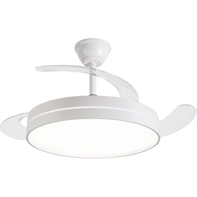 Ventilador de techo retráctil 6 velocidades 30W Ø106 cm con lámpara LED – DAEWOO Ventilador de techo retráctil 6 velocidades 30W Ø106 cm con lámpara LED – DAEWOO