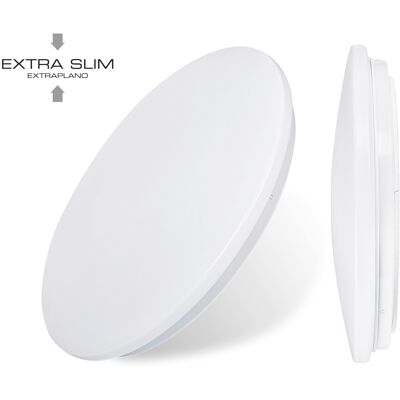 AIGOSTAR Plafón LED Redondo "EXTRA-SLIM" 12W 4000K 1300Lm AIGOSTAR Plafón LED Redondo "EXTRA-SLIM" 12W 4000K 1300Lm