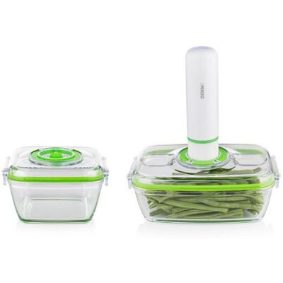 Set de envasadora al vacío Princess 492985 - Verde y Frascos de Vidrio Set de envasadora al vacío Princess 492985 - Verde y Frascos de Vidrio