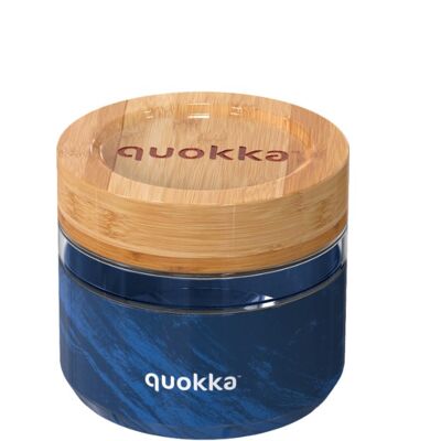 Quokka Deli - Envase de Vidrio - Azul - 500ml & 820ml - Food Container Quokka Deli - Envase de Vidrio - Azul - 500ml & 820ml - Food Container