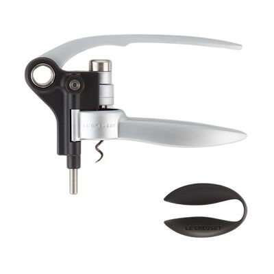 Sacacorchos LM 250 Palanca con Cortacápsulas (Negro/Plata) - LE CREUSET Sacacorchos LM 250 Palanca con Cortacápsulas (Negro/Plata) - LE CREUSET