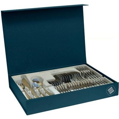 Juego de Cubiertos de Lujo 24 Piezas (18% Acero Inox) - MAGEFESA Juego de Cubiertos de Lujo 24 Piezas (18% Acero Inox) - MAGEFESA