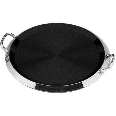 Parrilla Circular Antiadherente 34 Europa 34cm (Acero Inox) - SILAMPOS Parrilla Circular Antiadherente 34 Europa 34cm (Acero Inox) - SILAMPOS