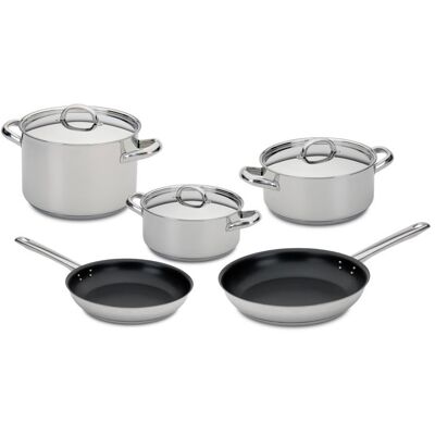 Juego de Cocina Low Cost A en Acero Inoxidable (5 Piezas) - SILAMPOS Juego de Cocina Low Cost A en Acero Inoxidable (5 Piezas) - SILAMPOS