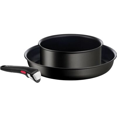 Frigorífico Ingenio 3 Piezas 28Cm+Cacerola 20Cm + Pie ga - TEFAL Frigorífico Ingenio 3 Piezas 28Cm+Cacerola 20Cm + Pie ga - TEFAL