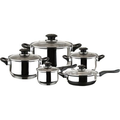 Juego de Cocina Familiar en Acero Inoxidable (10 Piezas) - MAGEFESA Juego de Cocina Familiar en Acero Inoxidable (10 Piezas) - MAGEFESA