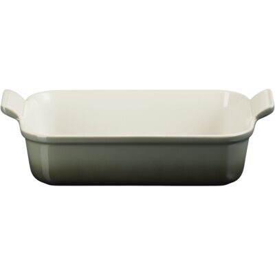 Fuente Heritage Rectangular de Gres 26 cm 2.4 L (Thyme) - LE CREUSET Fuente Heritage Rectangular de Gres 26 cm 2.4 L (Thyme) - LE CREUSET