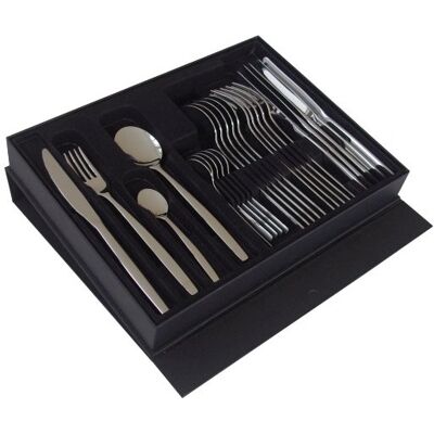 Juego de 24 cubiertos Silampos Lisboa - Estuche Juego de 24 cubiertos Silampos Lisboa - Estuche