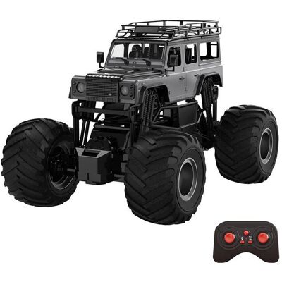 Auto a control remoto Land Rover Defender 1:8 - Gris - Doble Águila Auto a control remoto Land Rover Defender 1:8 - Gris - Doble Águila