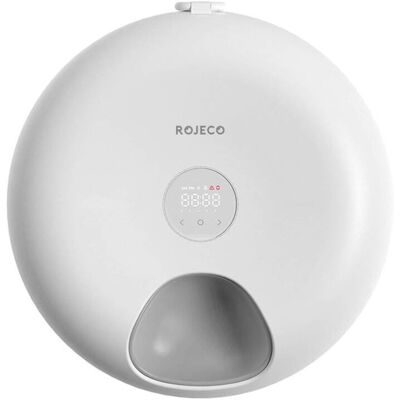 Rojeco Comedero Automático - 6 Comidas, 3600mAh Rojeco Comedero Automático - 6 Comidas, 3600mAh