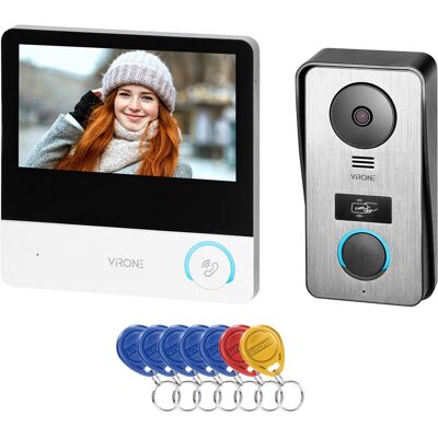 ORNO Videoportero 7" Full HD con Lector RFID - VIRONE ORNO Videoportero 7" Full HD con Lector RFID - VIRONE