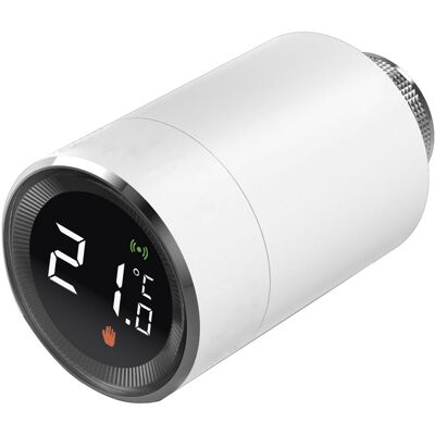 Válvula Termostática Inteligente Zigbee sin Cable (Blanco) - ALECTO Válvula Termostática Inteligente Zigbee sin Cable (Blanco) - ALECTO
