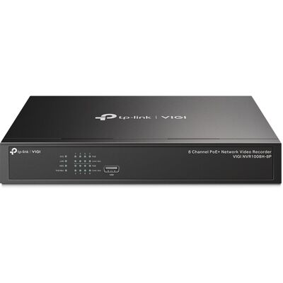 Grabador NVR 8 Canales IP PoE+ (Negro) - TP-LINK Grabador NVR 8 Canales IP PoE+ (Negro) - TP-LINK