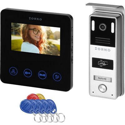 Videoportero 4.3" con Lector RFID (Negro) - ORNO Videoportero 4.3" con Lector RFID (Negro) - ORNO
