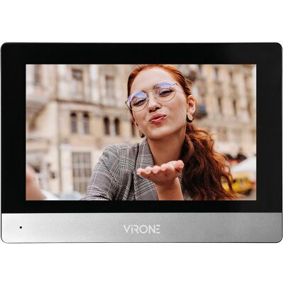 ORNO Monitor Adicional 7" para Videoportero Acero VDP-71/B - VIRONE ORNO Monitor Adicional 7" para Videoportero Acero VDP-71/B - VIRONE