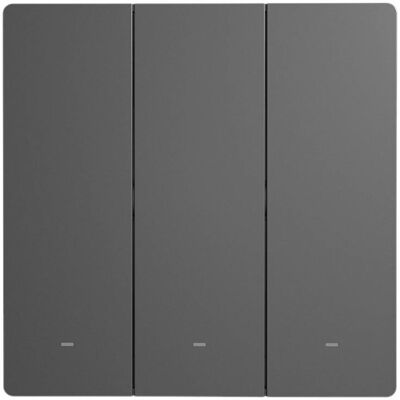 Interruptor de pared inteligente M5 WiFi de 3 canales (gris) - SONOFF Interruptor de pared inteligente M5 WiFi de 3 canales (gris) - SONOFF