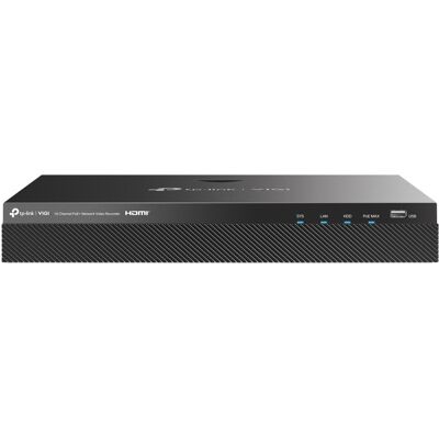 Grabador NVR VIGI NVR2016H-16P de 16 canales PoE+, 2 discos duros H.265+ (negro) - TP-LINK Grabador NVR VIGI NVR2016H-16P de 16 canales PoE+, 2 discos duros H.265+ (negro) - TP-LINK
