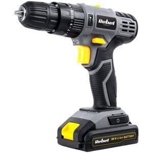Atornillador/taladro/martillo inalámbrico recargable con iluminación LED (hasta 1300 RPM) - REBEL Atornillador/taladro/martillo inalámbrico recargable con iluminación LED (hasta 1300 RPM) - REBEL
