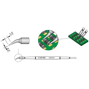 Punta para Micro Pinzas PA120-A (Ø 0.2mm) - JBC Punta para Micro Pinzas PA120-A (Ø 0.2mm) - JBC