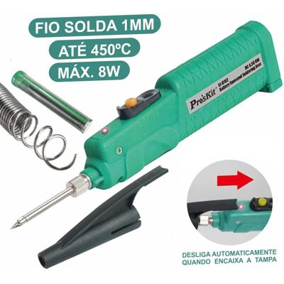 Pro'skit Soldador a Batería 8W Pro'skit Soldador a Batería 8W
