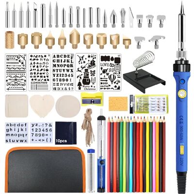 Kit de Pirograbado Eurokomp - 81 Accesorios Kit de Pirograbado Eurokomp - 81 Accesorios