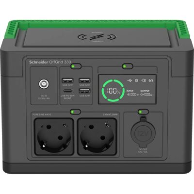 APC PPS330-GR estación de energía portátil Ión de litio 531 W 3,3 kg APC PPS330-GR estación de energía portátil Ión de litio 531 W 3,3 kg