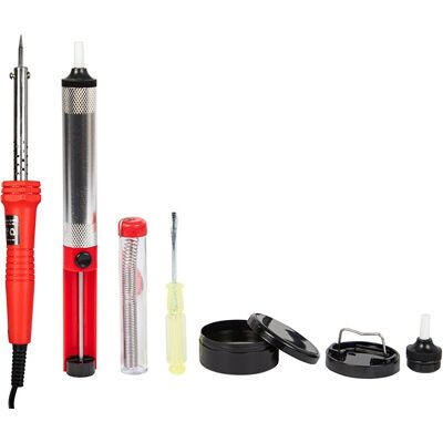 Kit de Soldadura (Soldador 30W, Desoldador, Soporte, Estaño, Resina y Destornillador) - XTREME Kit de Soldadura (Soldador 30W, Desoldador, Soporte, Estaño, Resina y Destornillador) - XTREME