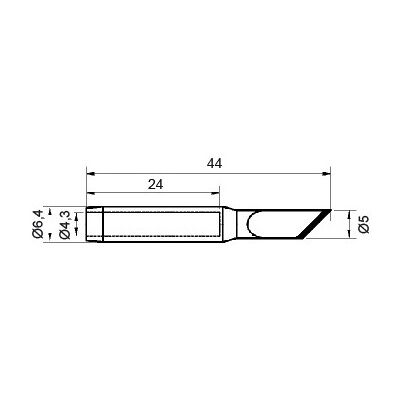 Punta N9-5 para estaciones de soldador ZD-8916, ZD-8917B, ZD-8922, ZD-8936 Punta N9-5 para estaciones de soldador ZD-8916, ZD-8917B, ZD-8922, ZD-8936
