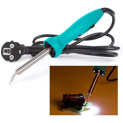 Soldador 220V 30W (Alta Calidad) c/ Iluminación 4 LEDs - VELLEMAN Soldador 220V 30W (Alta Calidad) c/ Iluminación 4 LEDs - VELLEMAN