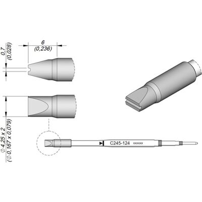 Punta para Soldador (Ø0.4 S3) - JBC Punta para Soldador (Ø0.4 S3) - JBC