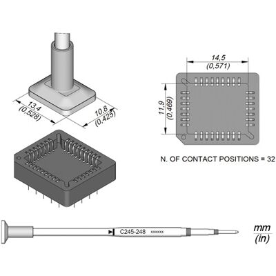 Punta para Soldador (11.9 x 14.5mm) - JBC Punta para Soldador (11.9 x 14.5mm) - JBC