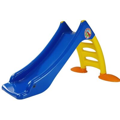 Tobogán de jardín con escaleras (azul/amarillo) Tobogán de jardín con escaleras (azul/amarillo)