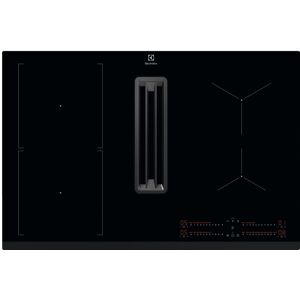 Placa de inducción ComboHob KCC83443 de 4 zonas con campana extractora (negra) - ELECTROLUX Placa de inducción ComboHob KCC83443 de 4 zonas con campana extractora (negra) - ELECTROLUX