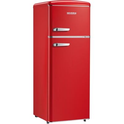 Frigorífico con Congelador RKG 8930 206L (Rojo) - SEVERIN Frigorífico con Congelador RKG 8930 206L (Rojo) - SEVERIN