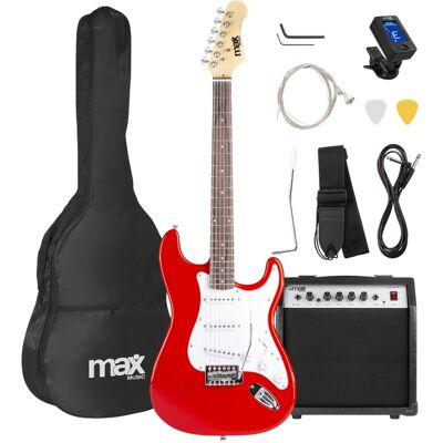 Pack Guitarra Eléctrica GIGKIT + Amplificador 6" 40W (Rojo) - MAX Pack Guitarra Eléctrica GIGKIT + Amplificador 6" 40W (Rojo) - MAX