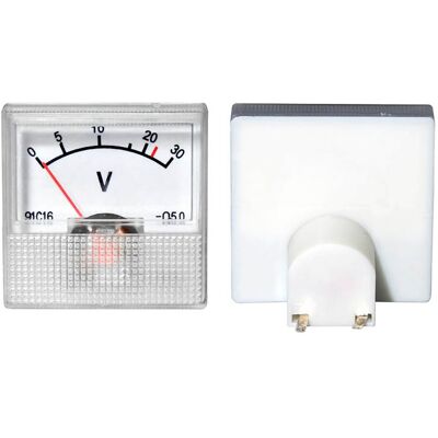Voltímetro de panel 30V CC Voltímetro de panel 30V CC