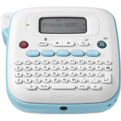 Impresora de etiquetas térmica PT-N25BT 180x180 DPI (Azul/Blanco) - BROTHER Impresora de etiquetas térmica PT-N25BT 180x180 DPI (Azul/Blanco) - BROTHER
