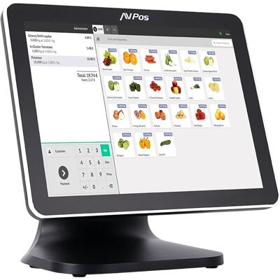 Terminal POS Táctil K5000 de 15" Intel N100 8GB / 128GB + Windows 11 Pro - AVPOS Terminal POS Táctil K5000 de 15" Intel N100 8GB / 128GB + Windows 11 Pro - AVPOS