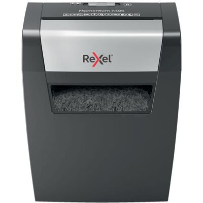 Destructora de papel y documentos Momentum X406 Capac. Cortadora 6 Hojas - REXEL Destructora de papel y documentos Momentum X406 Capac. Cortadora 6 Hojas - REXEL