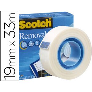 Cinta Adhesiva Scotch Removible. 33Mtx19mm Cinta Adhesiva Scotch Removible. 33Mtx19mm