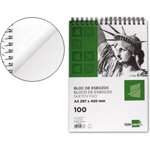 Cuaderno de Bocetos Espiral Liderpapel A3 Cuaderno de Bocetos Espiral Liderpapel A3