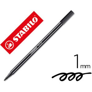Stabilo Rotulador Acuarelable 68 Negro 1 mm Stabilo Rotulador Acuarelable 68 Negro 1 mm