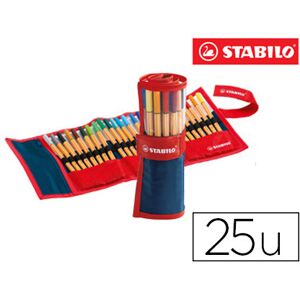 Bolígrafo de fieltro STABILO Point 88 - Set de 25 Bolígrafo de fieltro STABILO Point 88 - Set de 25