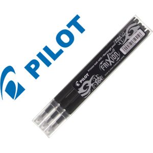 Recambio Bolígrafo Pilot Frixion Ball Clicker Negro Caja de 3 Unidades Recambio Bolígrafo Pilot Frixion Ball Clicker Negro Caja de 3 Unidades