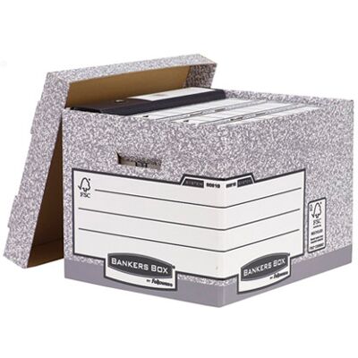 Fellowes Box Tarjeta Reciclada para Almacenamiento de Archivos Capacidad 4 Cajas de Archivos Formato A4 Fellowes Box Tarjeta Reciclada para Almacenamiento de Archivos Capacidad 4 Cajas de Archivos Formato A4