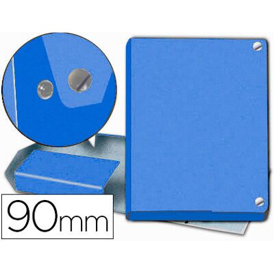 Portada para Proyectos Pardo Folio Lomo 90 mm Cartón Rayado Azul Portada para Proyectos Pardo Folio Lomo 90 mm Cartón Rayado Azul