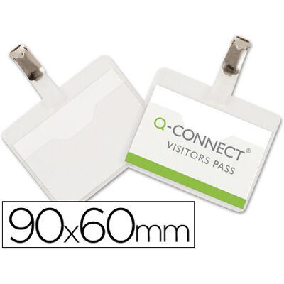 Identificador Q-Connect con Kf-01560 Muelle 60X90 mm Abertura Superior Identificador Q-Connect con Kf-01560 Muelle 60X90 mm Abertura Superior